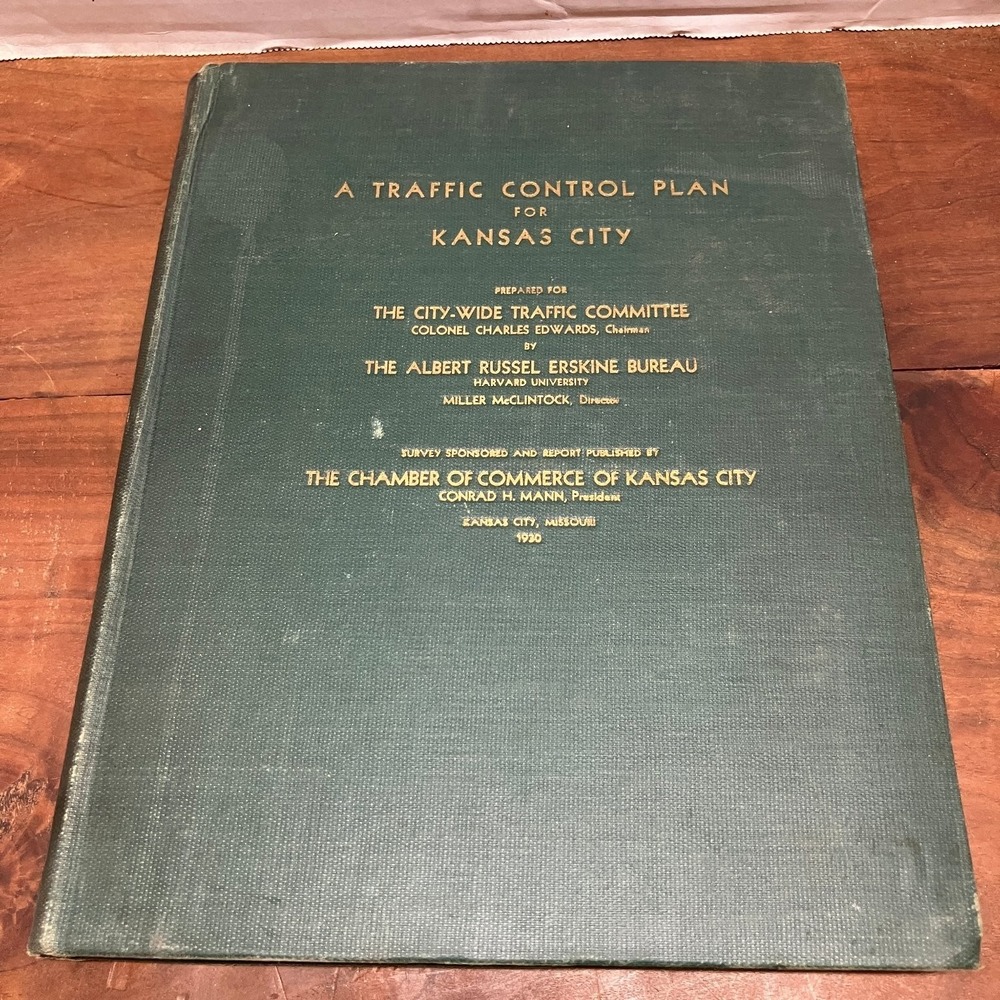 A Traffic Control Plan Kansas City McClintock 1930 Nonfiction City Planning